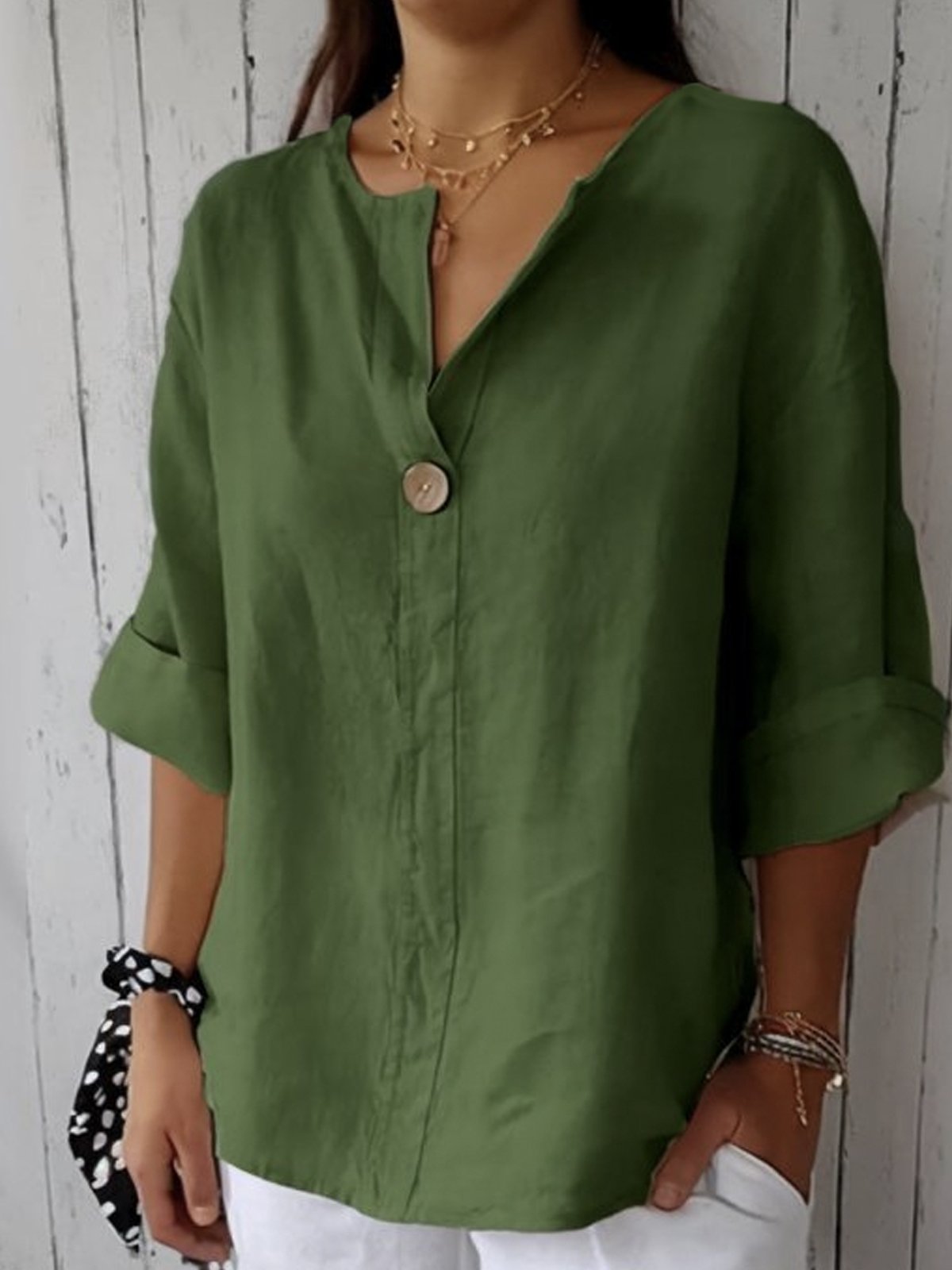 Evelyn | Relaxed Linen Blouse