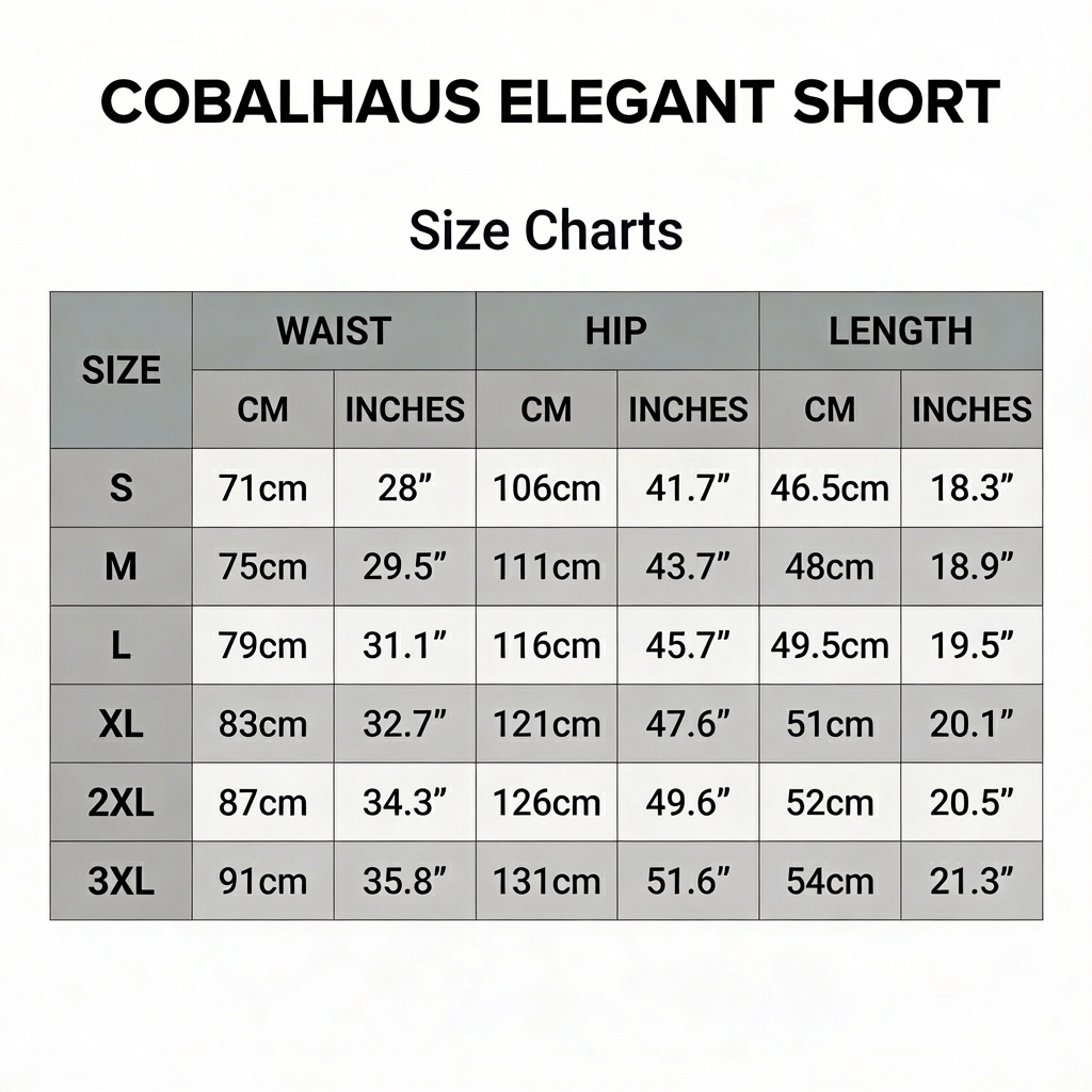 COBALHAUS ELEGANT SHORT