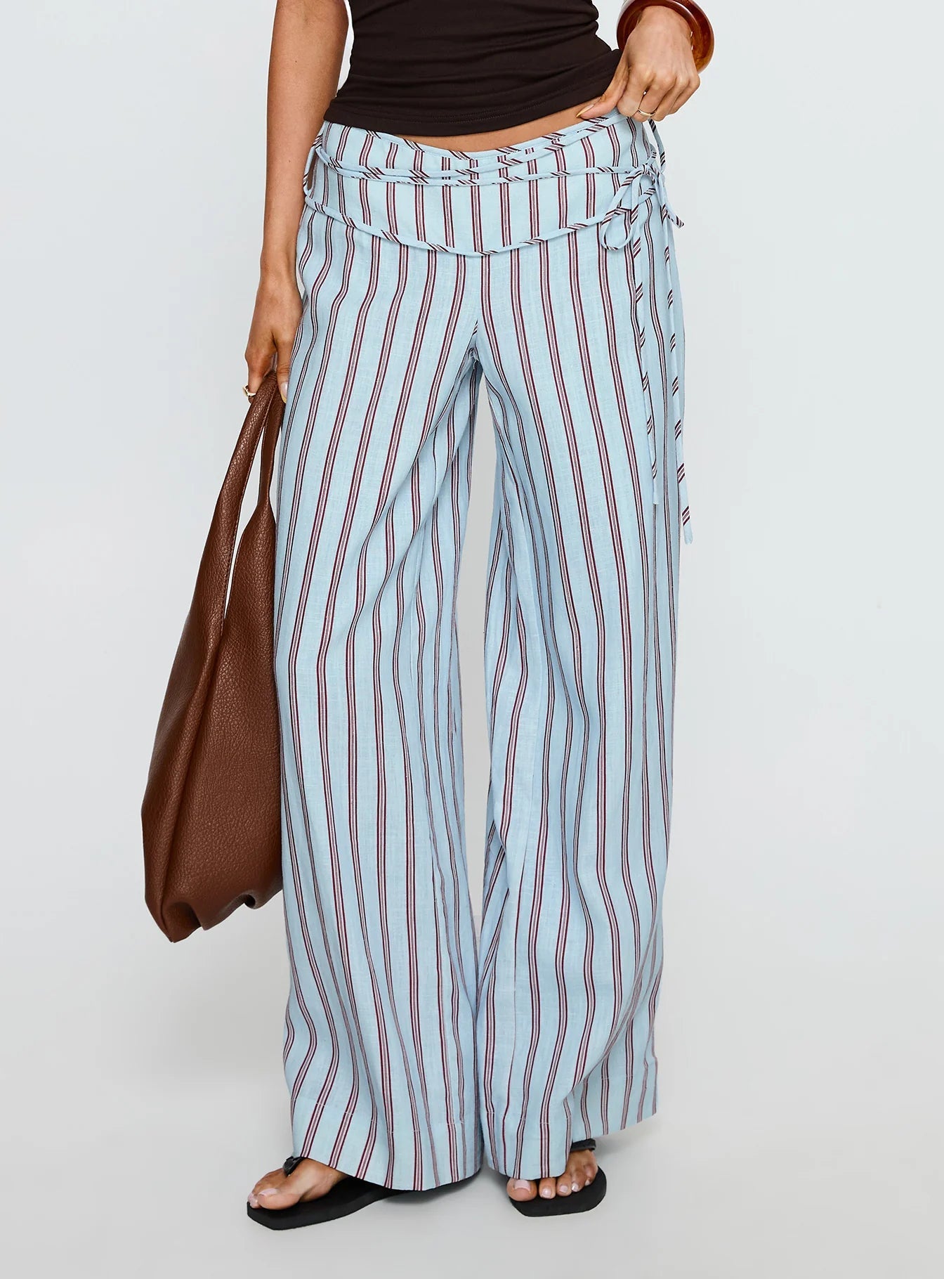 Eluna Tie Waist Linen Pants
