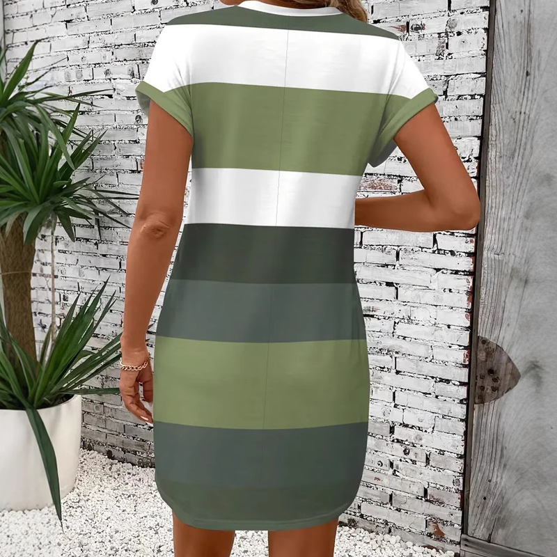 Women's Casual Round Neck Dress