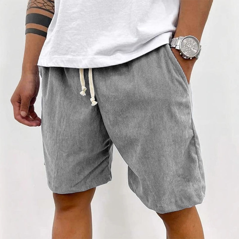 🩳 50% OFF NOW! 🌿 Men's Casual Relaxed Fit Drawstring Shorts – Adjustable Waistband, Solid Color & Low-Maintenance ✨